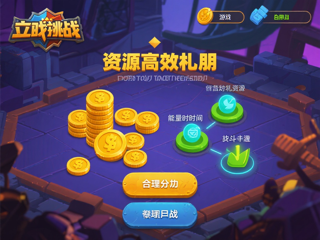 资源高效利用&nbsp;-&nbsp;游戏中的金币、能量以及时间都是决